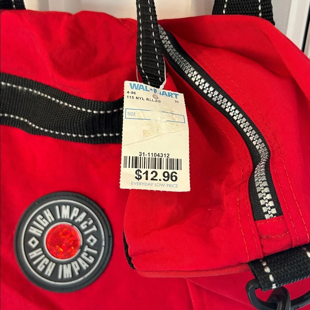 High Impact Red Gym Duffle Bag Vintage 90’s